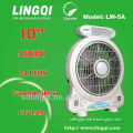 10'' mini fan rechargeable with LED